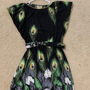 Adorable Peacock Feather Print Tunic *Mod Cloth*
